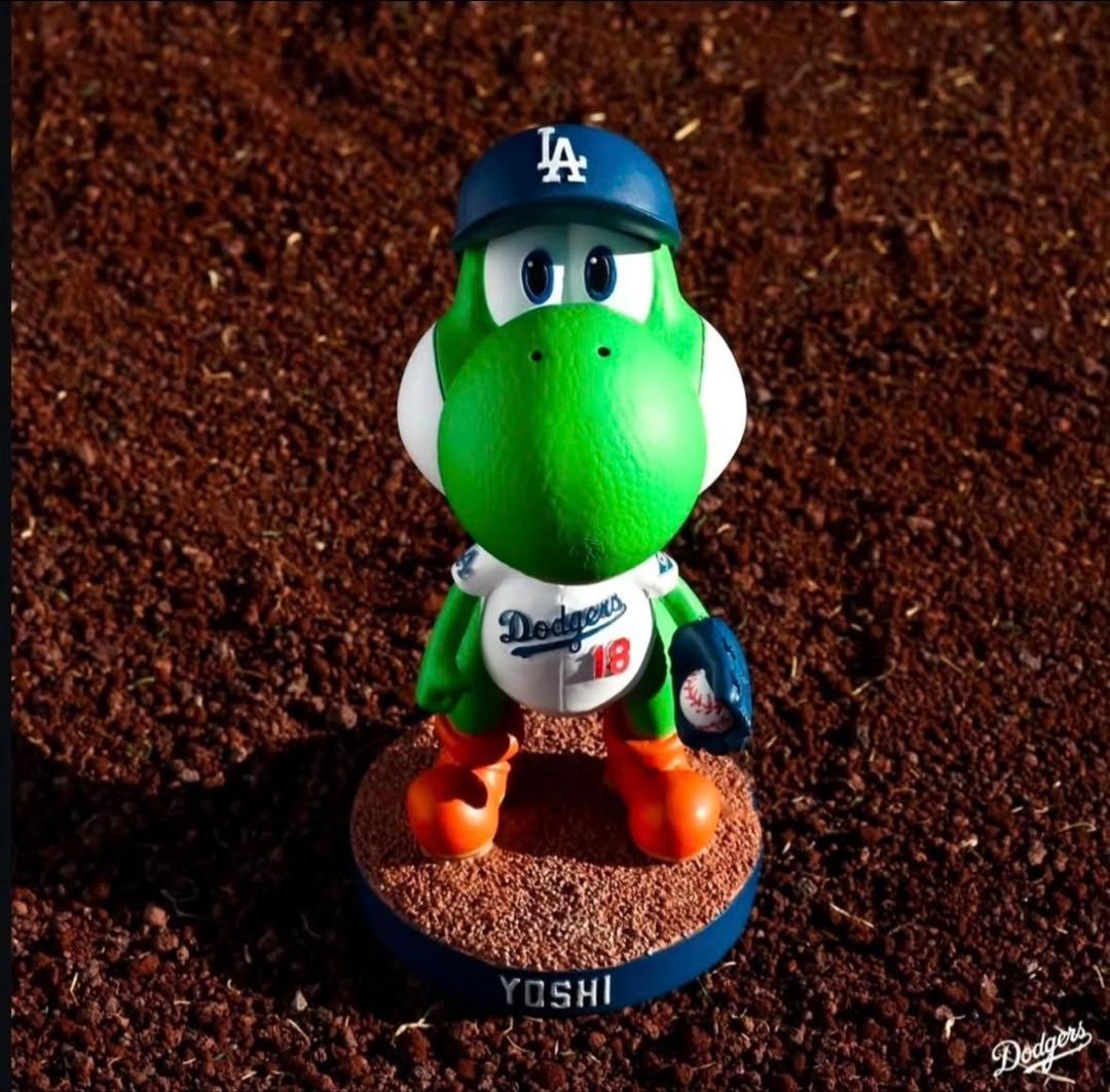 ドジャース　山本由伸　マリオ　ヨッシー　ボブルヘッド　来場者限定　新品