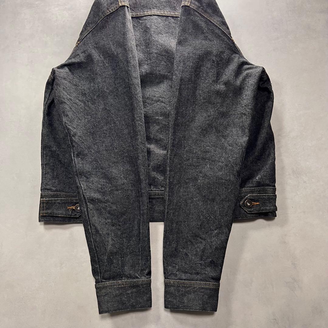 ◎90s FRESHJIVE EXCLUSIVES 先染ブラックデニムジャケット
