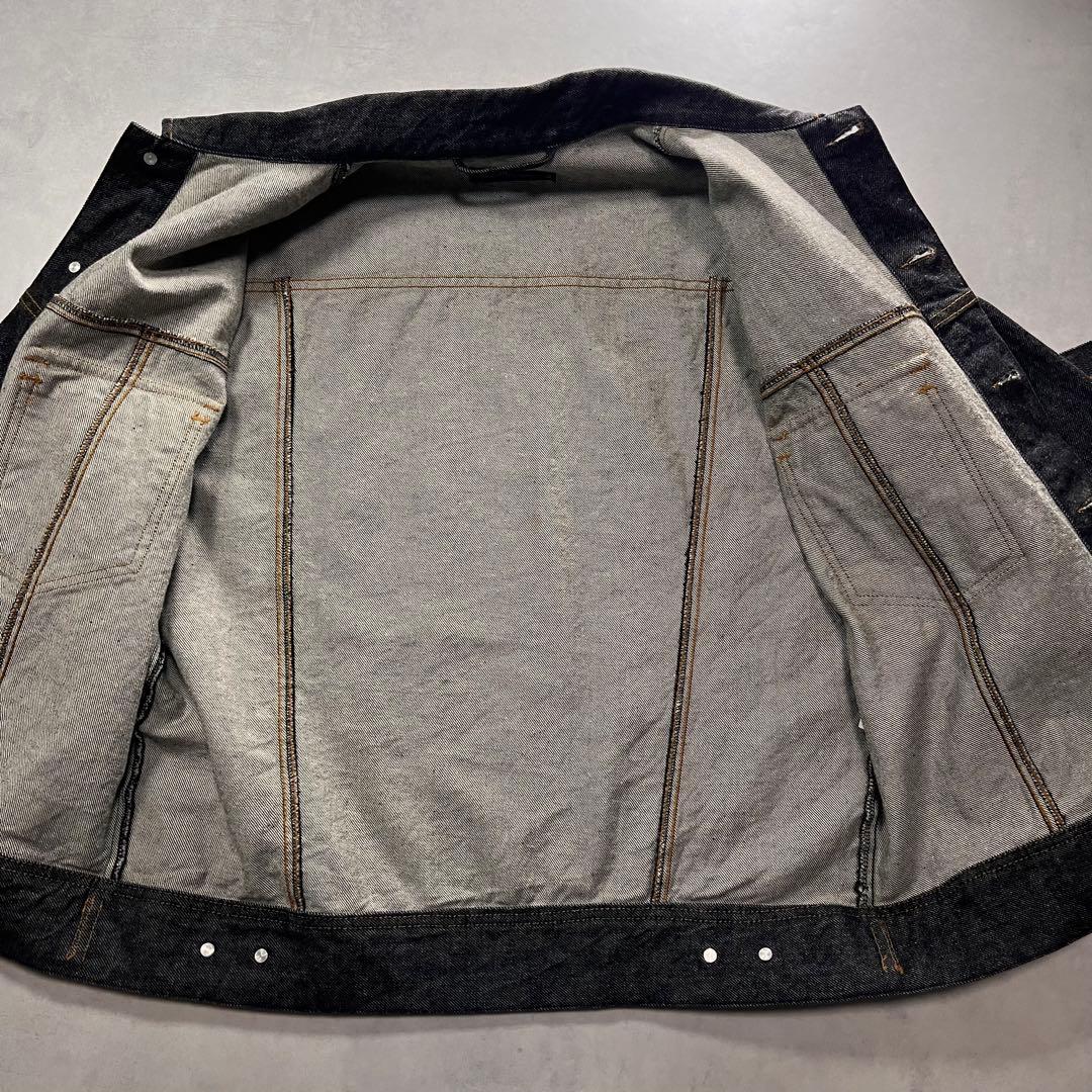 ◎90s FRESHJIVE EXCLUSIVES 先染ブラックデニムジャケット