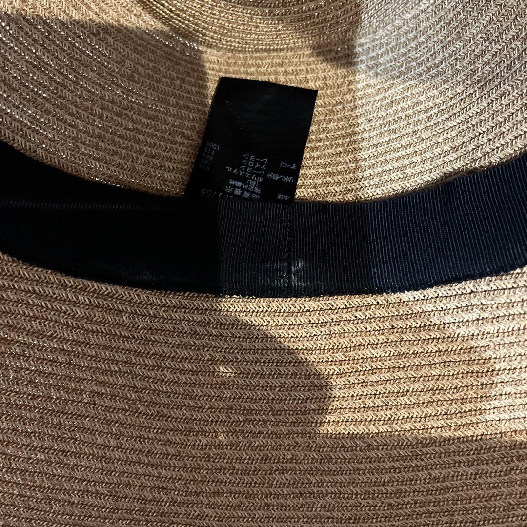 デイジーリン Hat Audrey 麦わら帽子 ベロアリボン【中古】