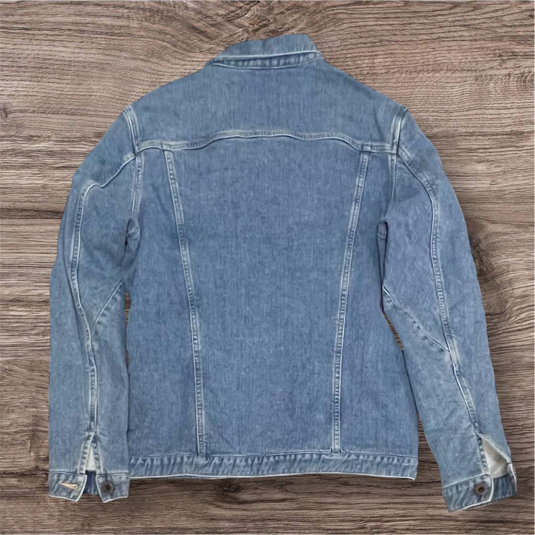 【美品】wjk タイトニットデニムブルゾン Lサイズ ジョグデニム Gジャン