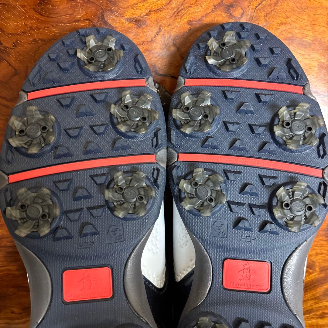 Munsingwear ゴルフシューズ ホワイト/ネイビー　0227o301