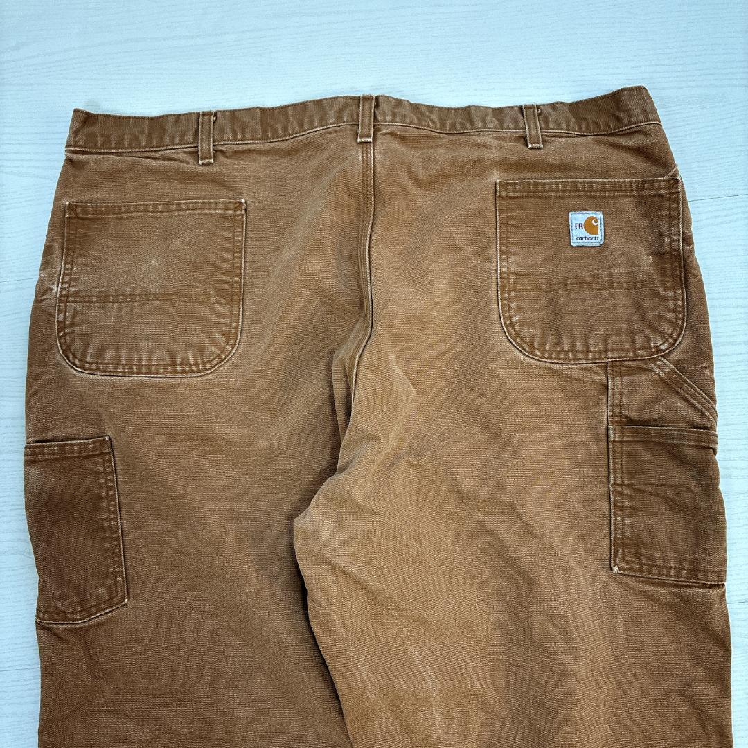 カーハート　ダックペインターパンツ　ブラウン　ビックサイズ　W46 L30