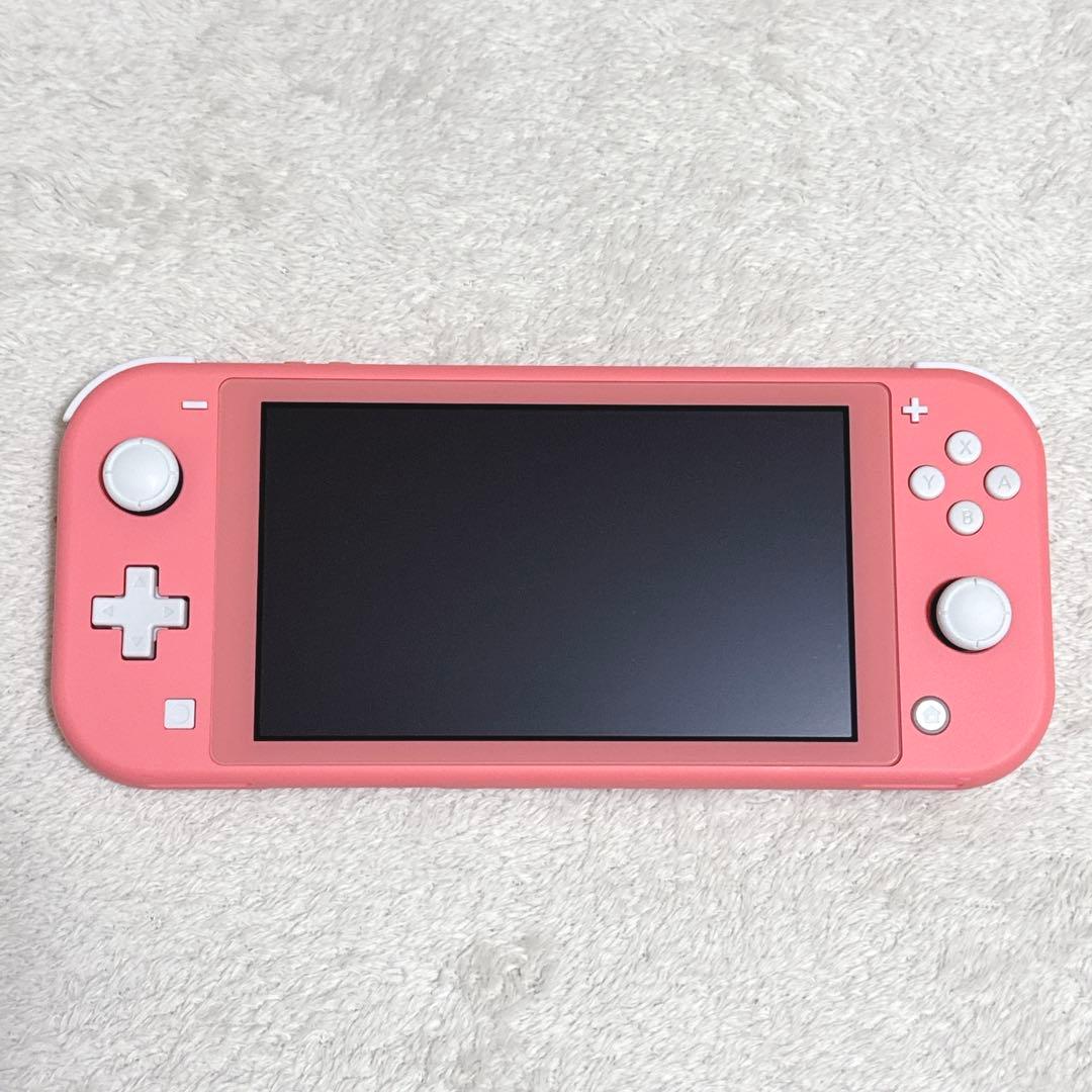 Nintendo Switch Lite ピンク 本体 ケース付 アダプター有