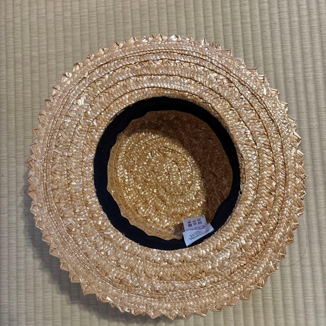 Vivienne Westwood ポンポン付き麦わら帽子