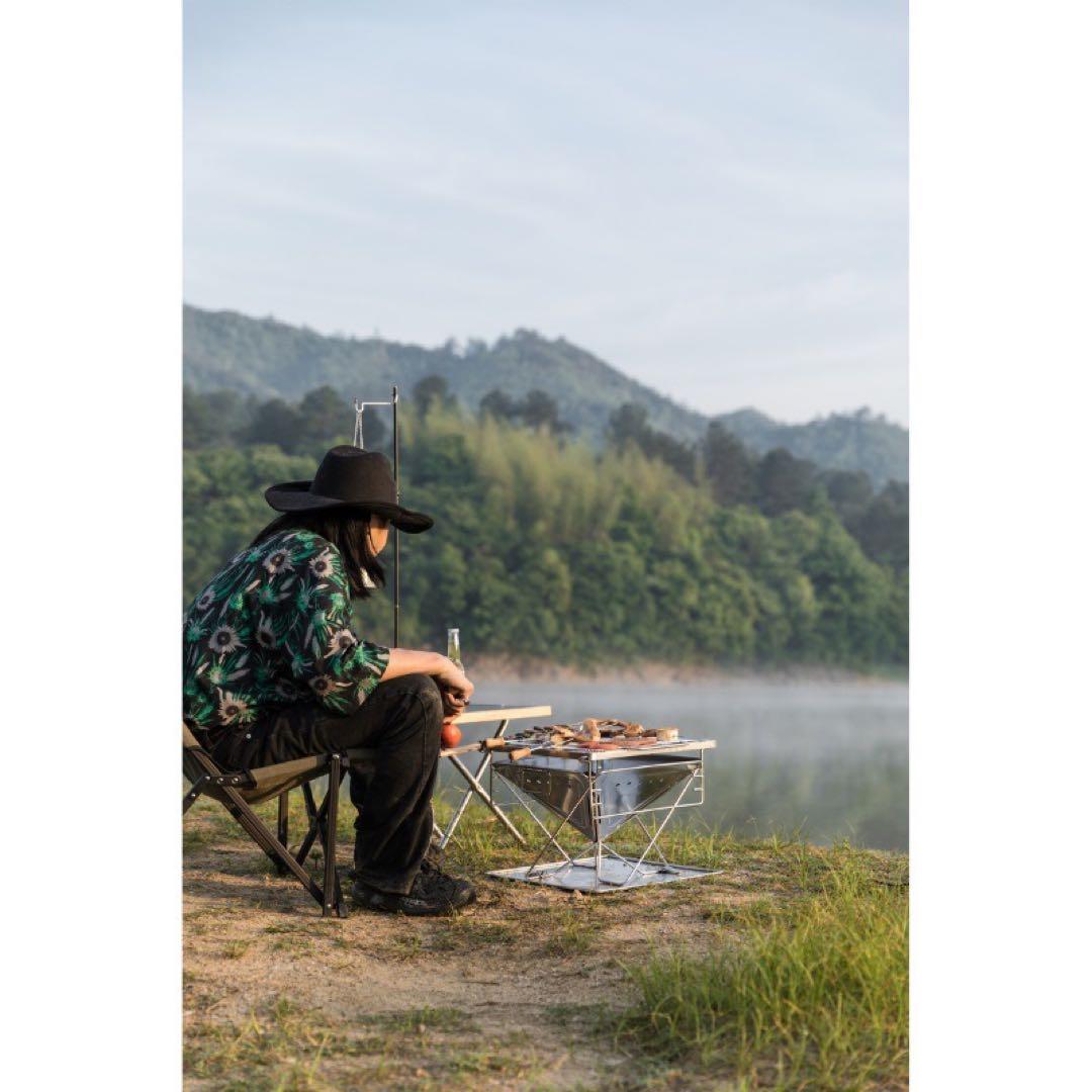 ★キャンピングムーン★コットンローチェア-ZERO- F-1004CK★カーキ★