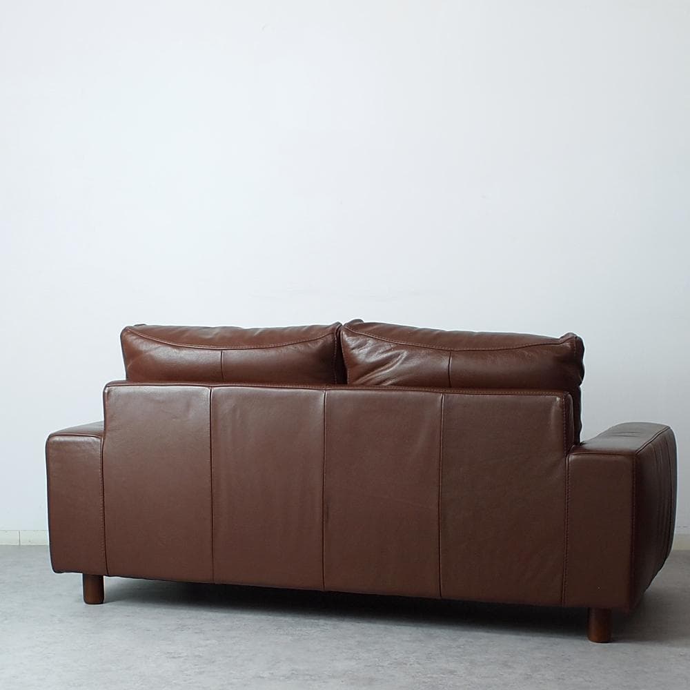 無印良品/MUJI 本革 2人掛けソファ 2シーター ZR24587