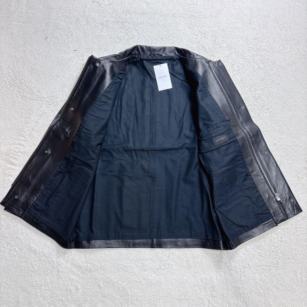 SOPHNET. ソフネット 24ss シェルシープスキン レザージャケット