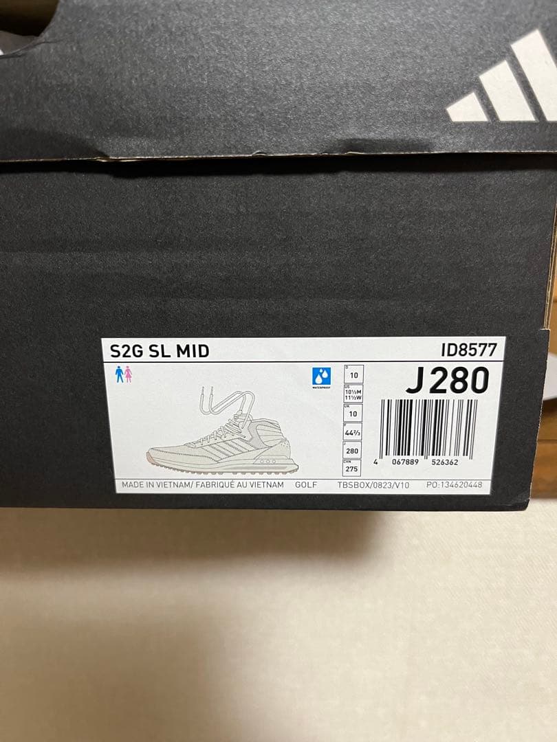 adidas S2G SL MID ゴルフシューズ 28cm 防水 ID8577