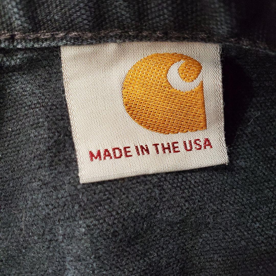 Carhartt ダブルニー ブラック 31×34 ペンキワーク USA製