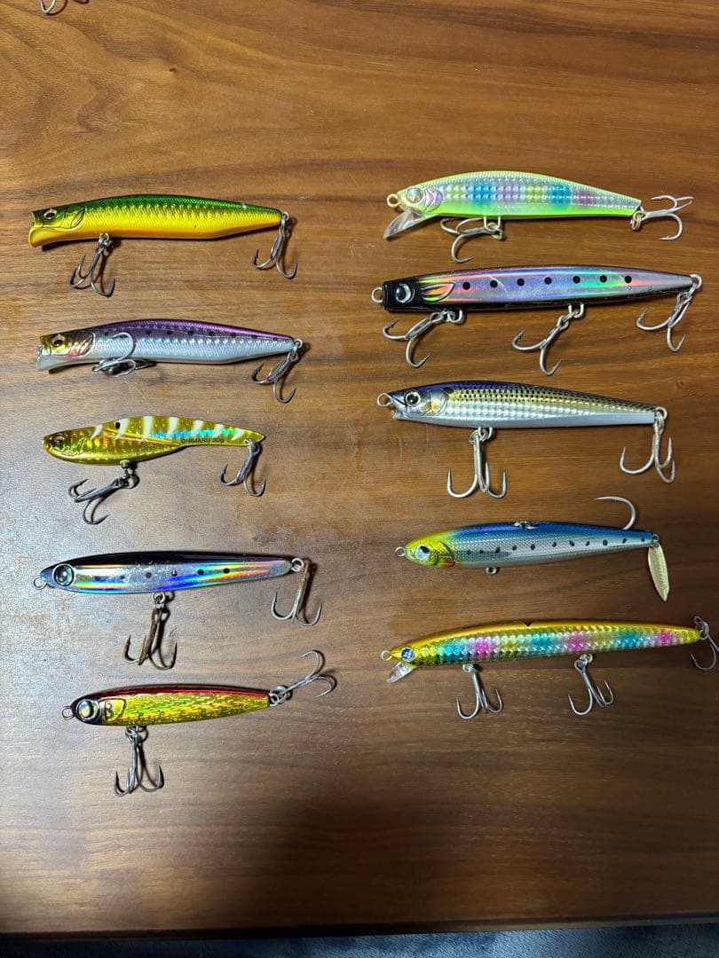 シマノ ダイワ メガバス コアマン等有名メーカールアー 仕掛け 大量セット