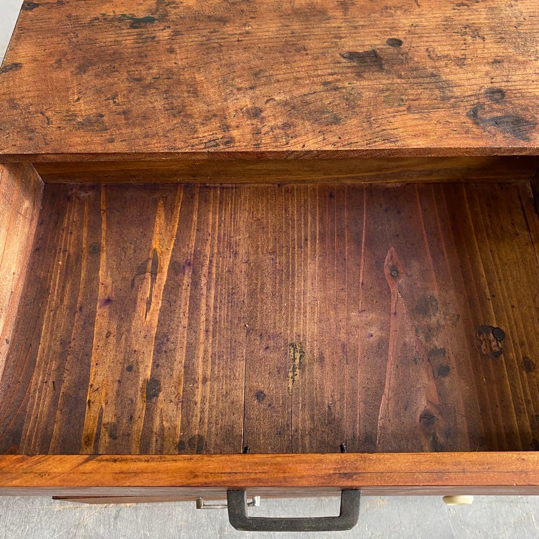 アンティーク 小引き出し 抽斗 小物入れ 無垢材 昭和レトロ z408