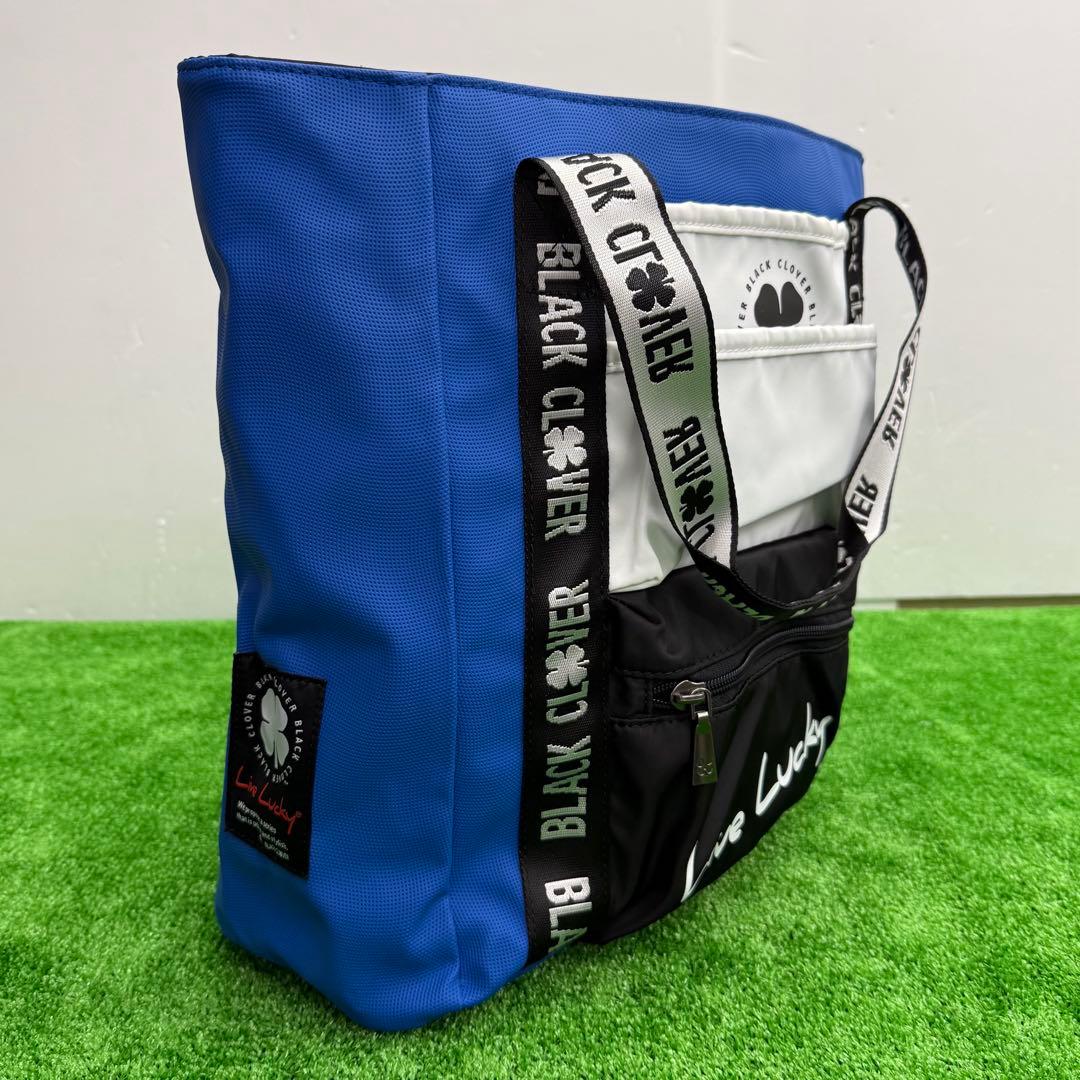 ブラッククローバー Black Clover ゴルフ トート型ボストンバッグ 青