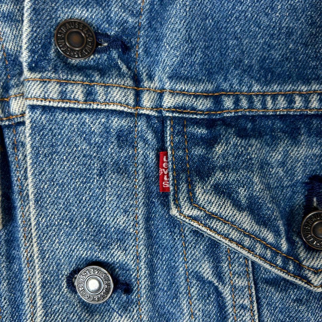 リーバイス☆70505 デニムジャケット Gジャン 色落ち 雰囲気抜群 J22