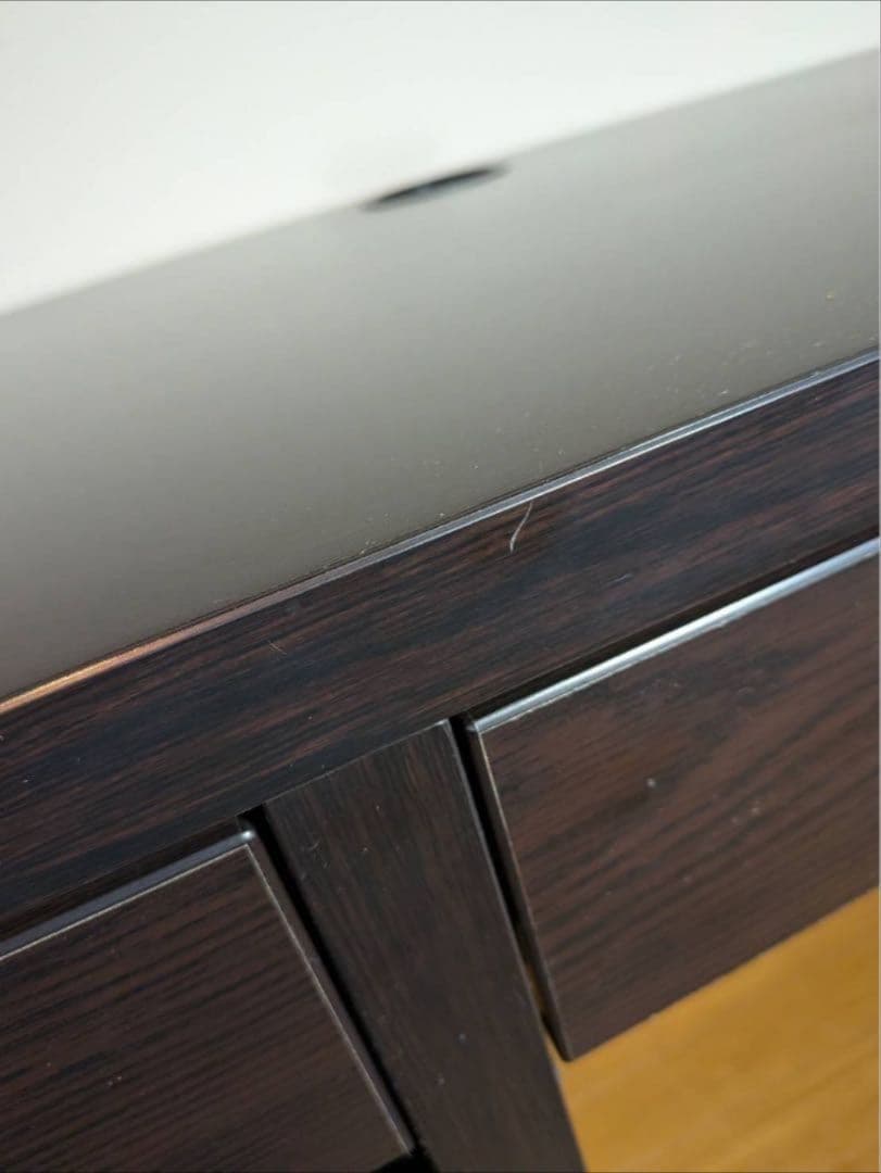 《送料込》IKEA ミッケ ブラック 作業机 学習机 デスク テーブル引出し