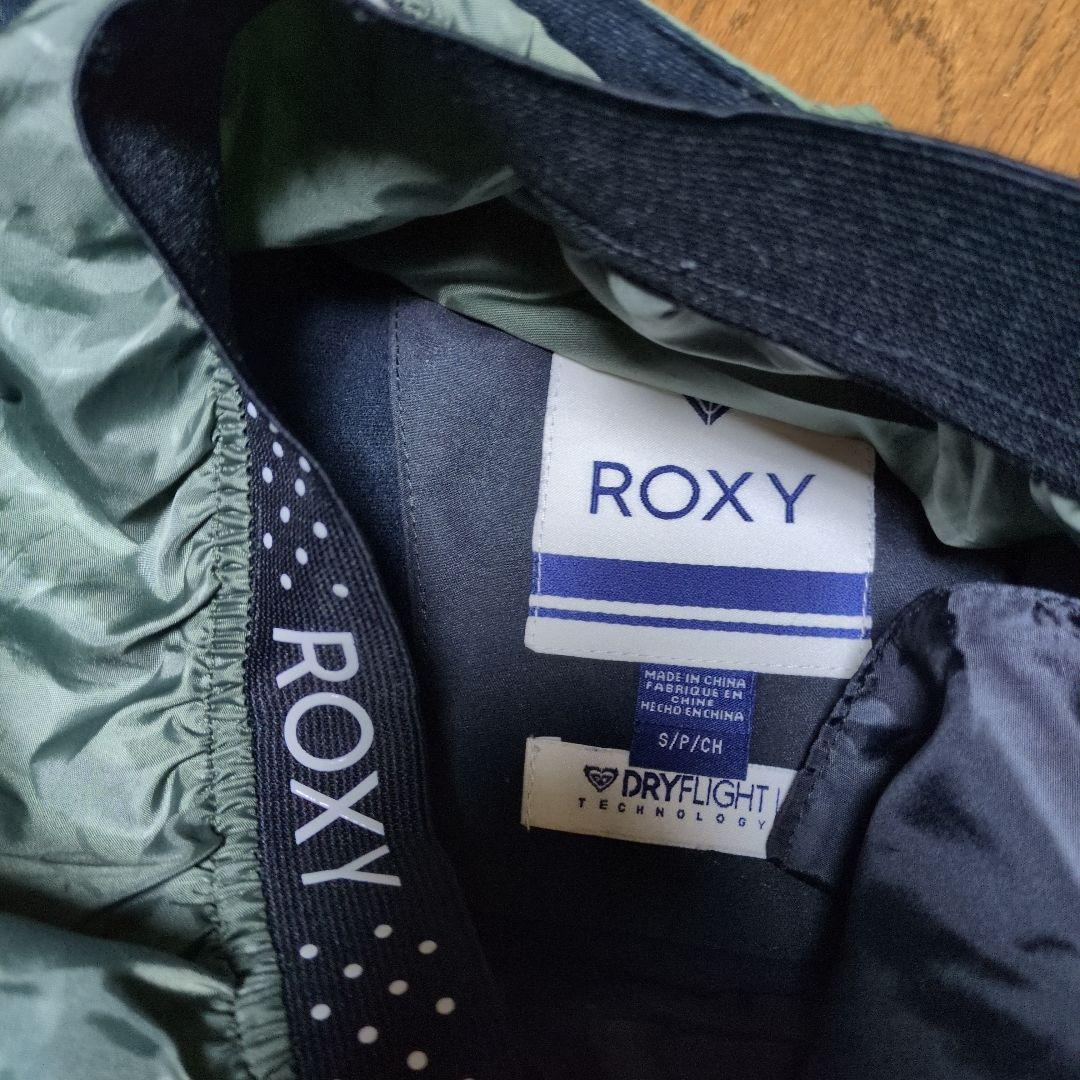 ROXY　スノボウェア　上下セット　総柄　カーキ　モスグリーン　Ｓ