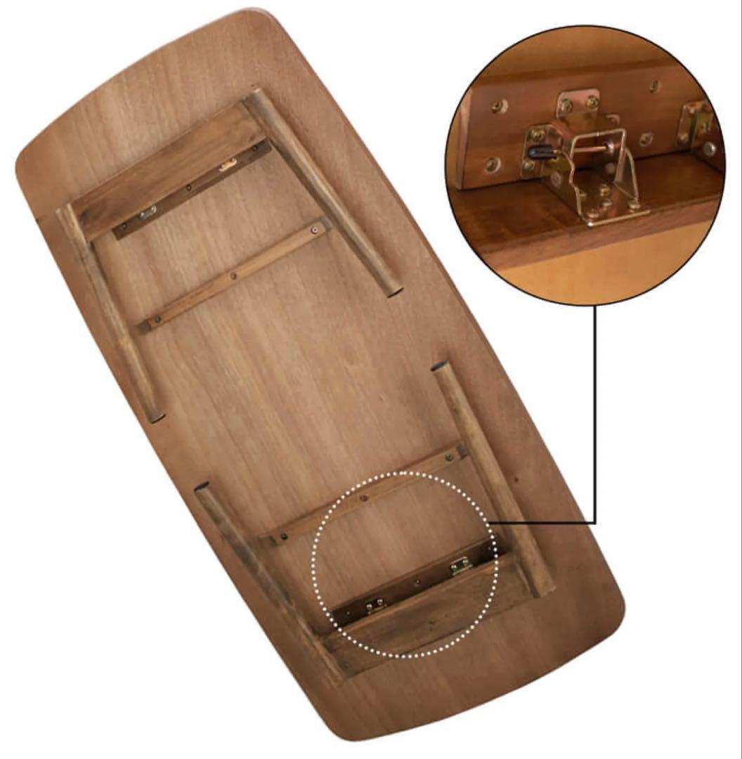 AZUMAYA トムテ(Tomte) 折りたたみテーブル ローテーブル 直接可