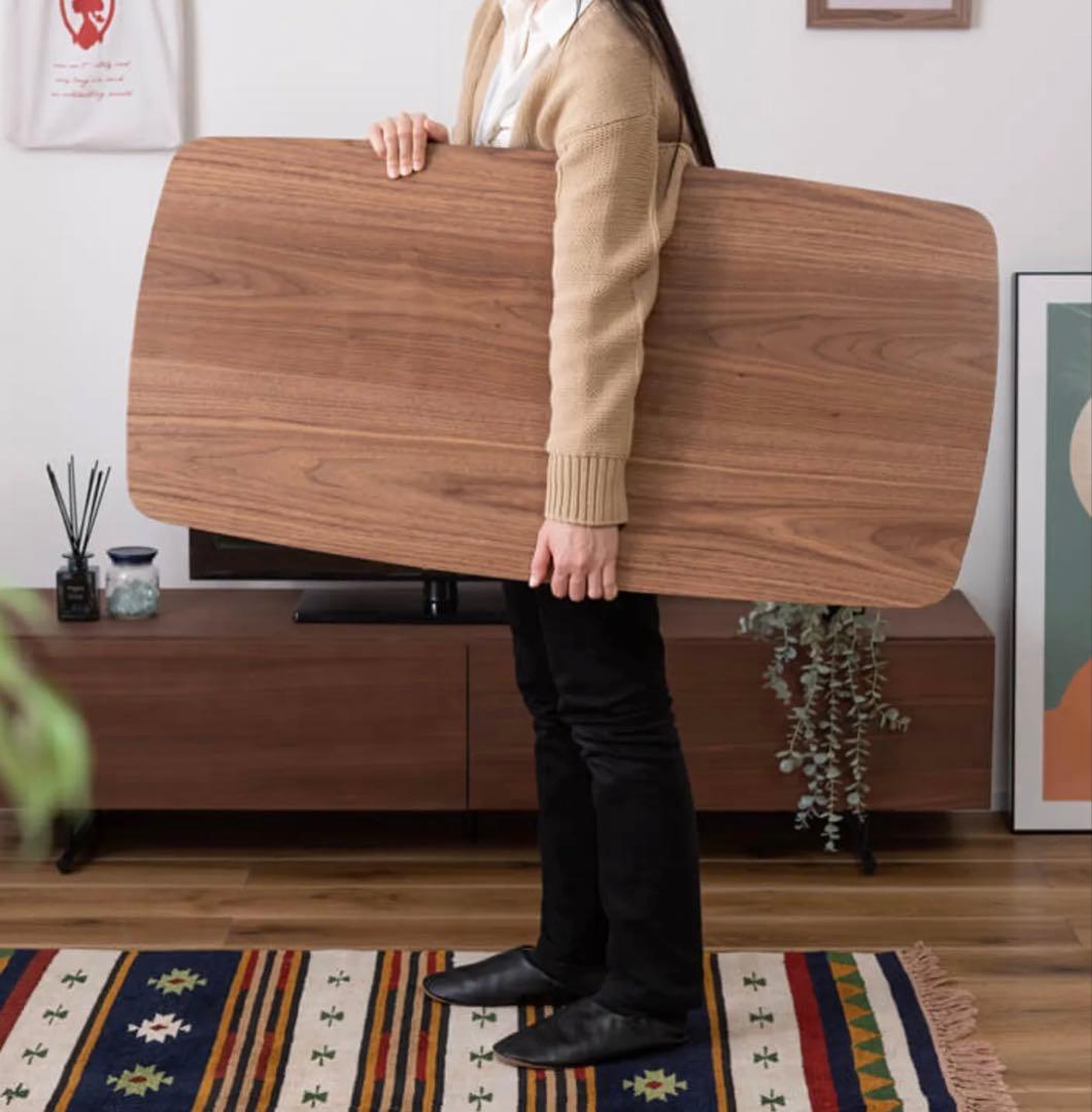 AZUMAYA トムテ(Tomte) 折りたたみテーブル ローテーブル 直接可