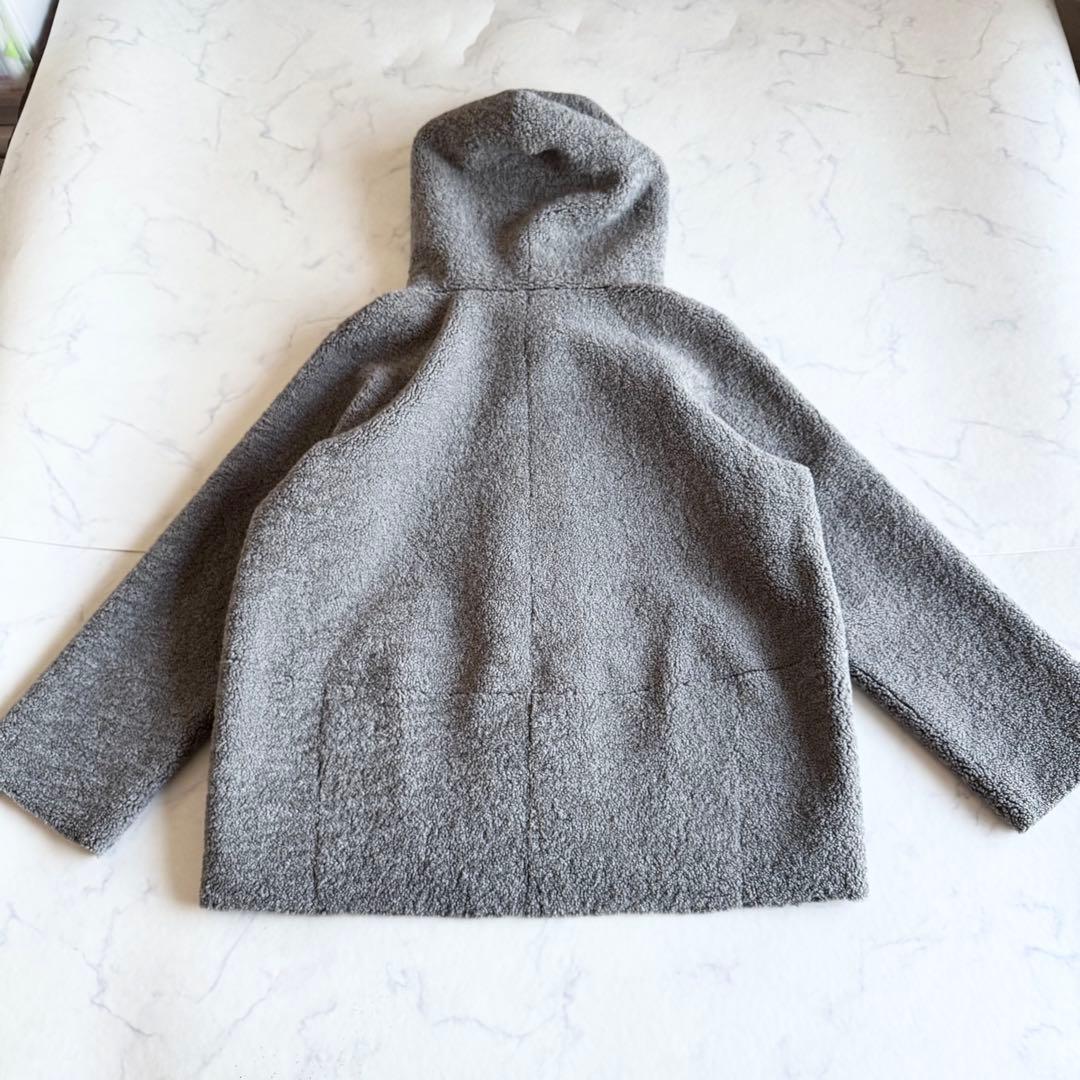 美品 現行タグ 近年モデル レリアン ボアフーディージャケット オーバーサイズ