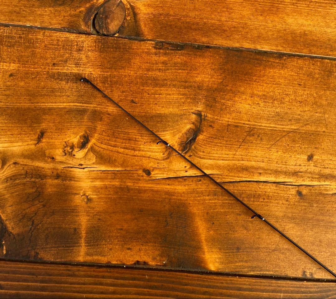 超軽量　カーボンロッド　スピニング　S662L バスロッド　ウッドグリップ　渓流