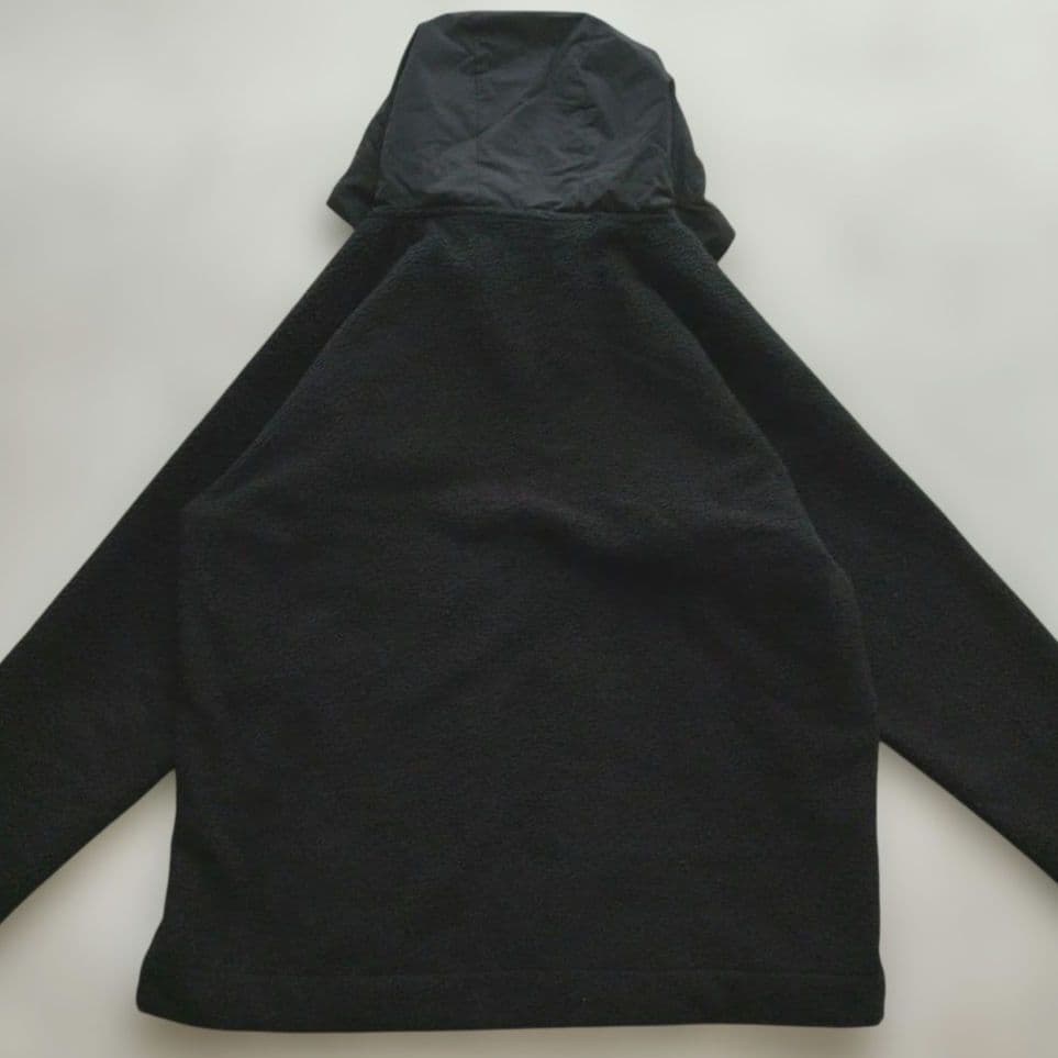 美品✨BRIEFING ボア パーカー ロゴ 機能性◎ ブラック L ゴルフ