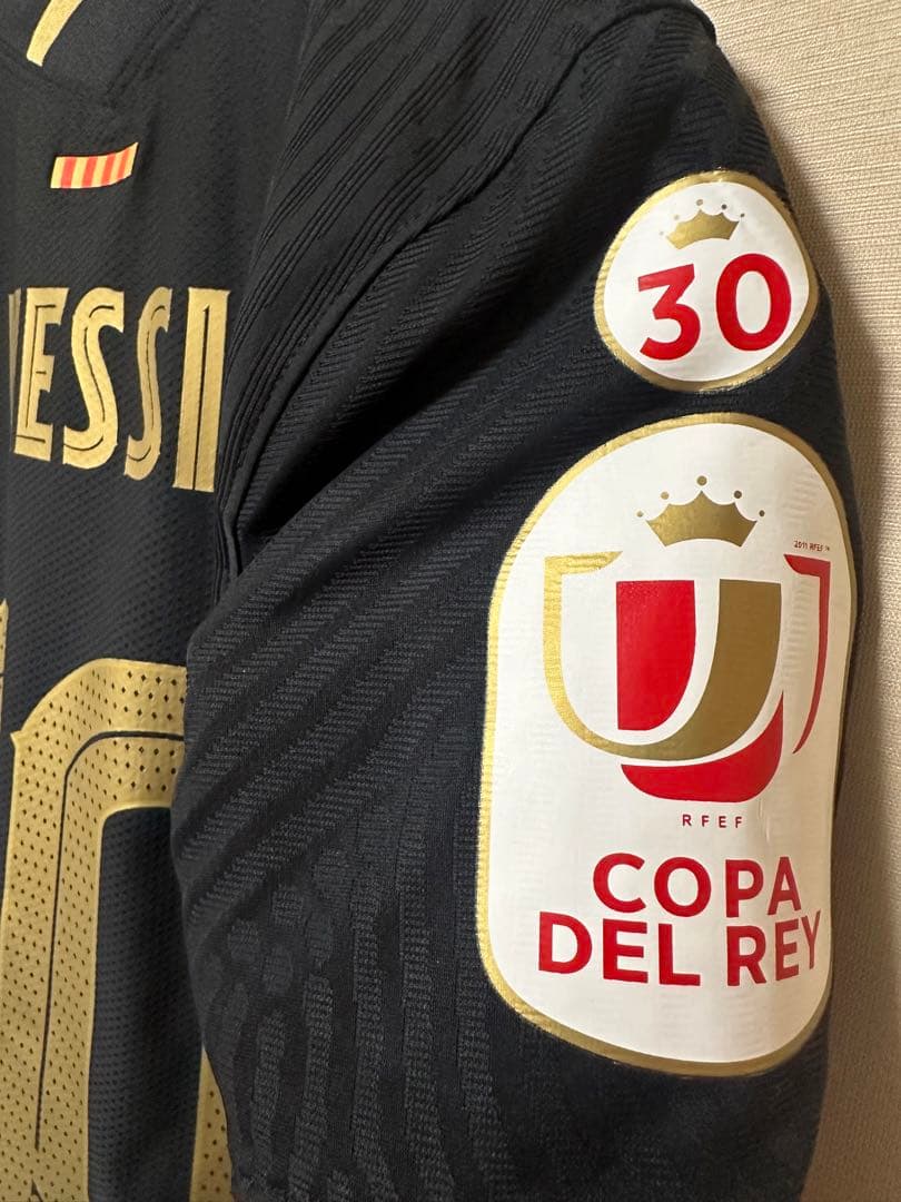 【メッシ#10】バルセロナ ユニフォーム アウェイCL用 20/21 XSサイズ