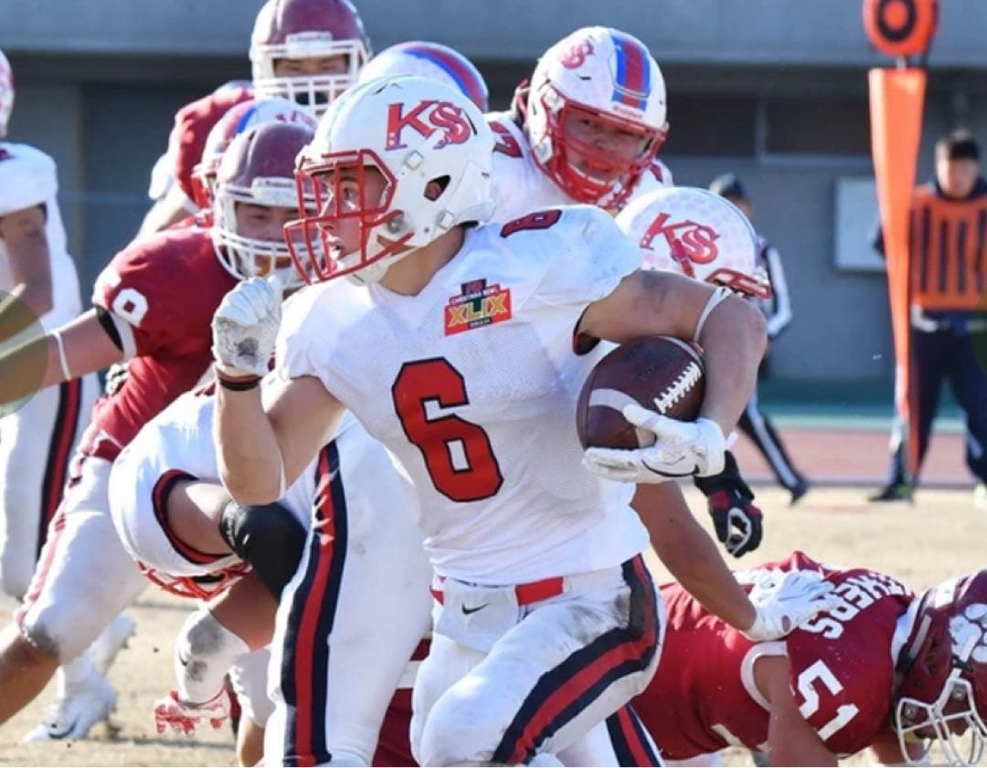 佼成学園アメフト部“LOTUS“試合用ジャージ ホワイト【選手実使用】