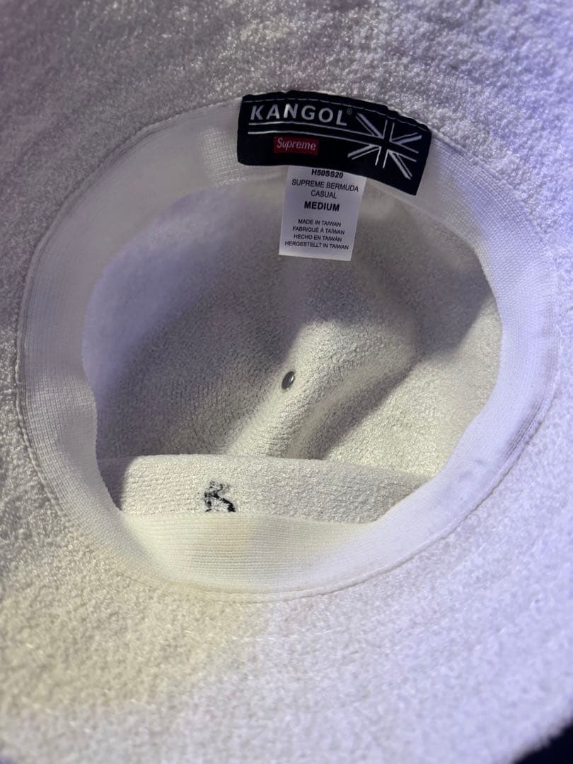 名作　SUPREME KANGOLコラボ　バケットハット ホワイト