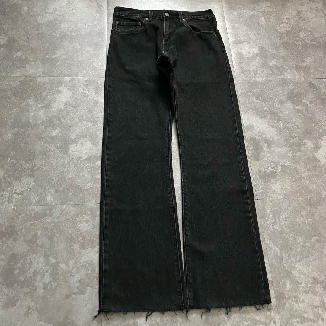 パンツ Levi's premium 517 black flare denim Y2K