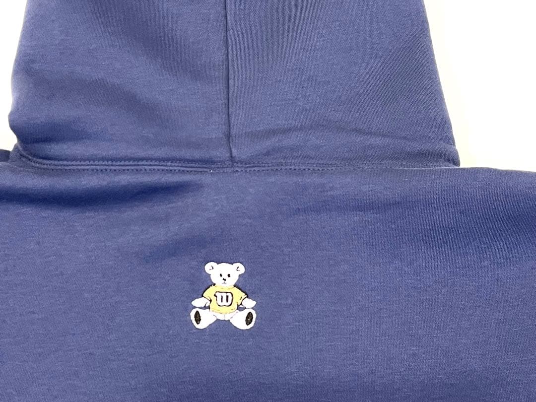 ウイルソン【XL】WB6064009 プルオーバーフーディー裏起毛 インディゴ