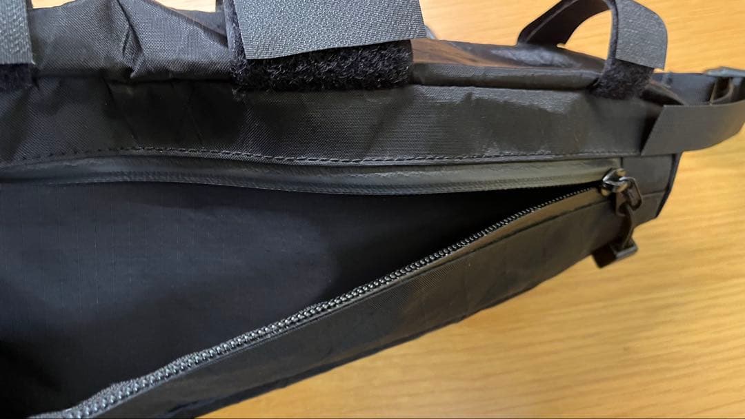 アクセサリー FAIRWEATHER frame bag half (x-pac black)