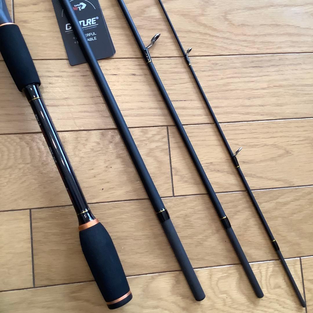 ショアジギ　シーバス4ピース1.98mスピニングロッド&スピニングリール5000