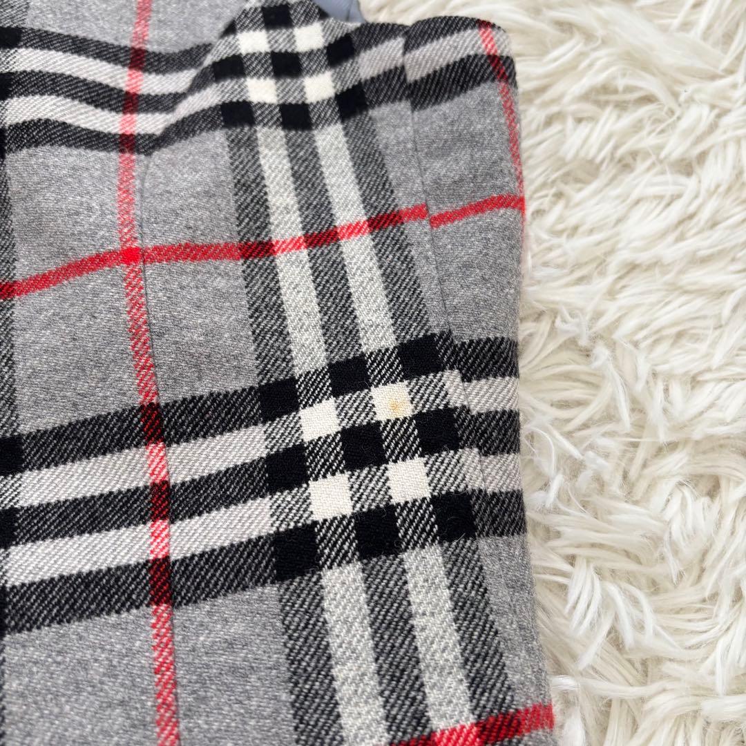 Burberrysバーバリー ノバチェック ウール ベスト ジレ チェック柄 S