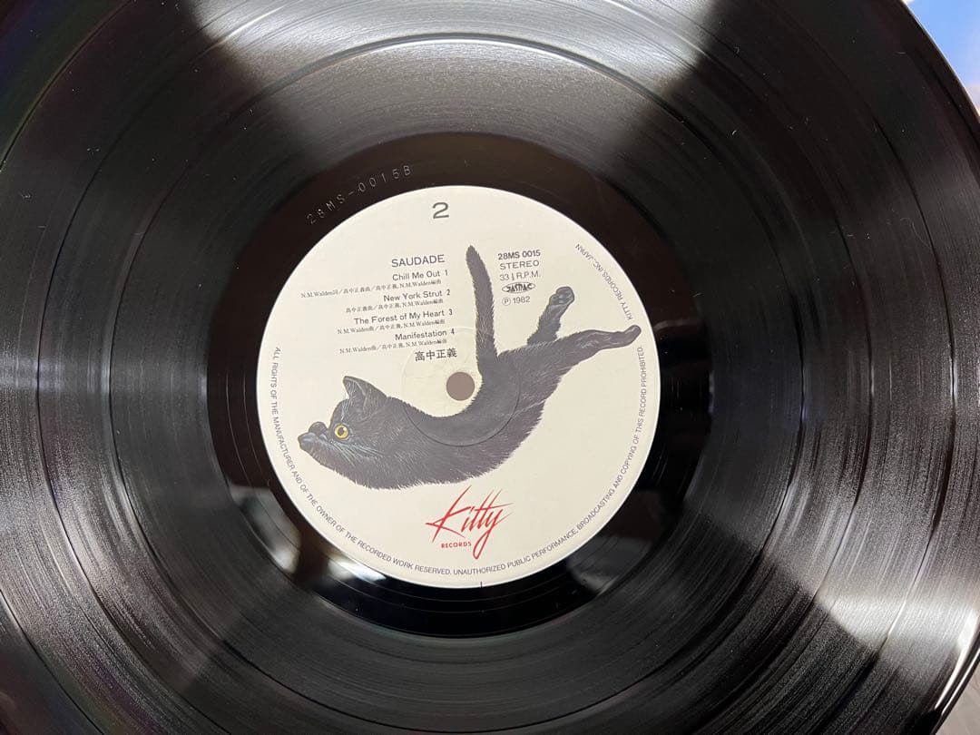 高中正義 SAUDADE サダージ 28MS0015 帯・チケット付1982年