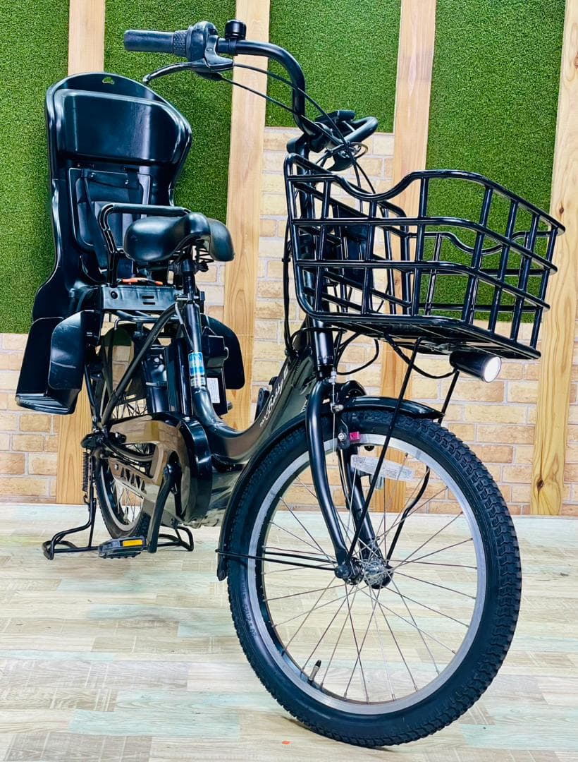 2020ブラック 最高峰バビー ヤマハ 子供乗せ電動アシスト自転車 H3575
