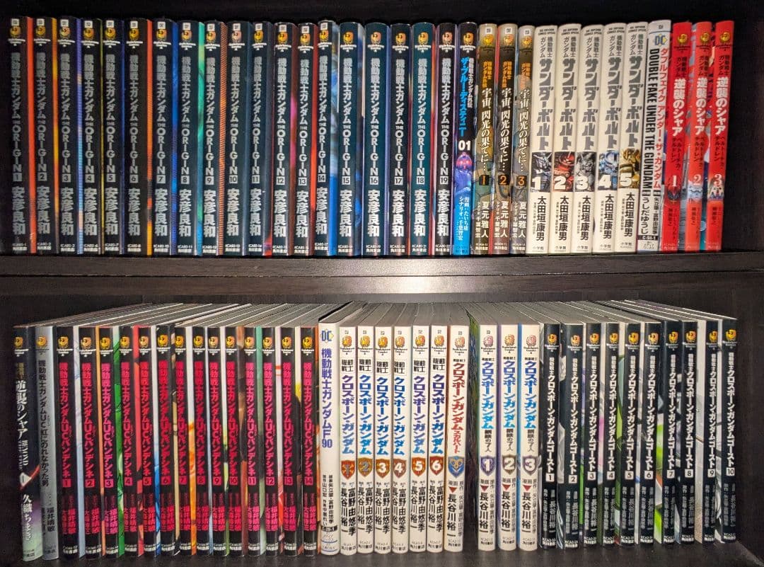 ガンダム漫画セット　ジ・オリジン　サンダーボルト　UCバンデシネ　クロスボーン