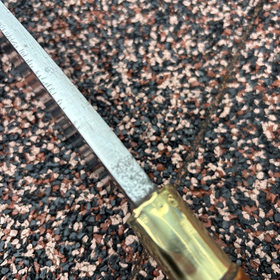 宮文出刃包丁 約30cm 木製ハンドル　ジャンク