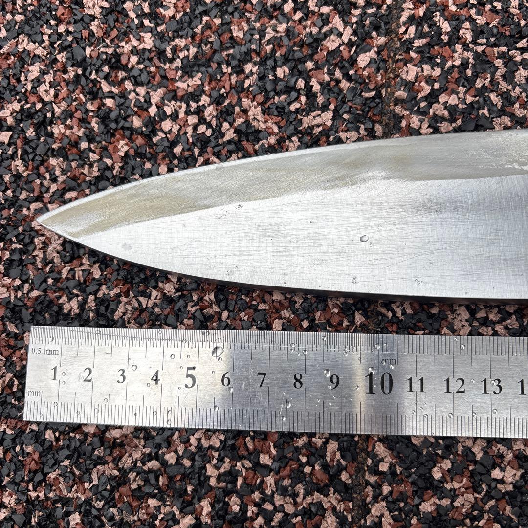 宮文出刃包丁 約30cm 木製ハンドル　ジャンク