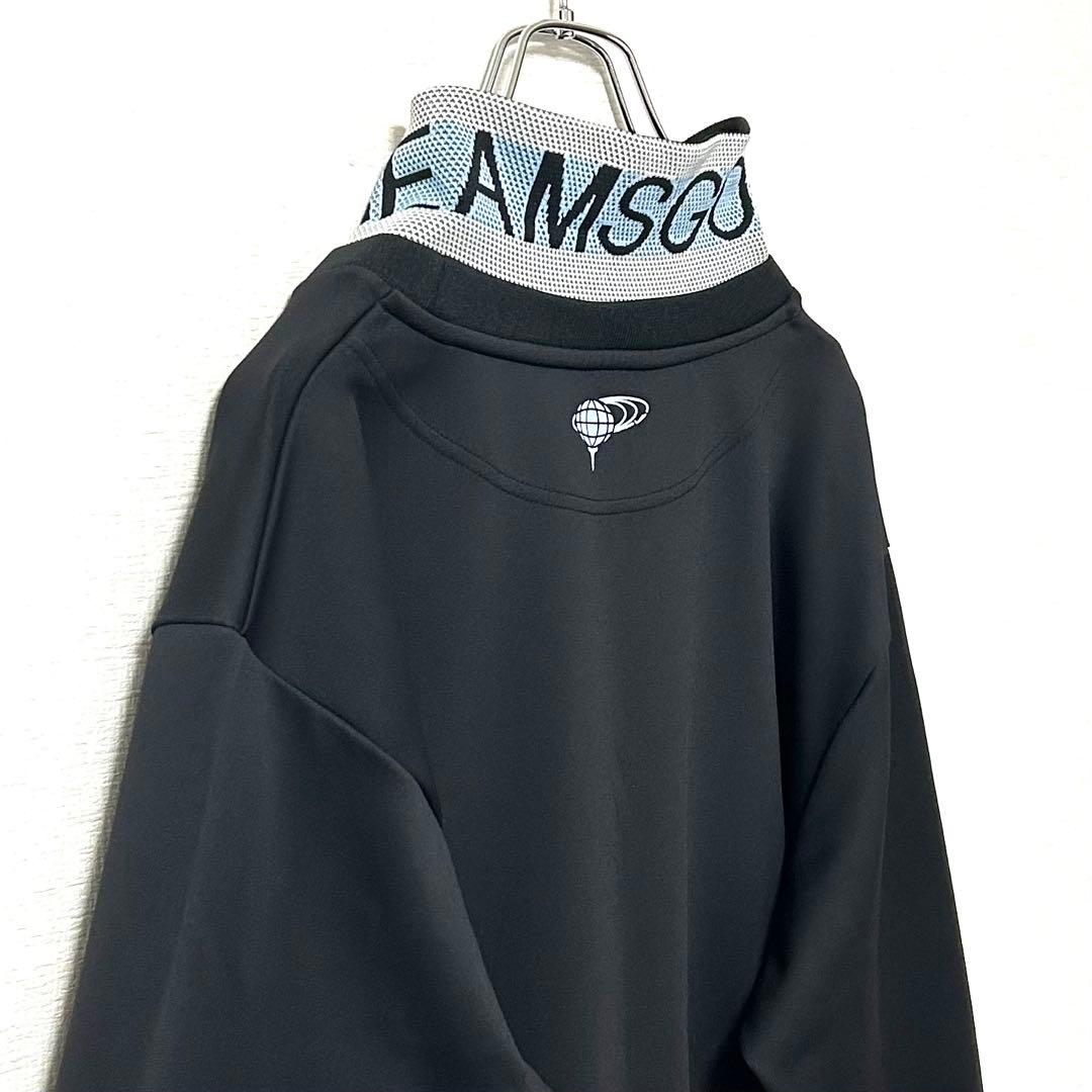 BEAMS GOLFビームスゴルフ　ダンボール襟付きプルオーバースウェットシャツ