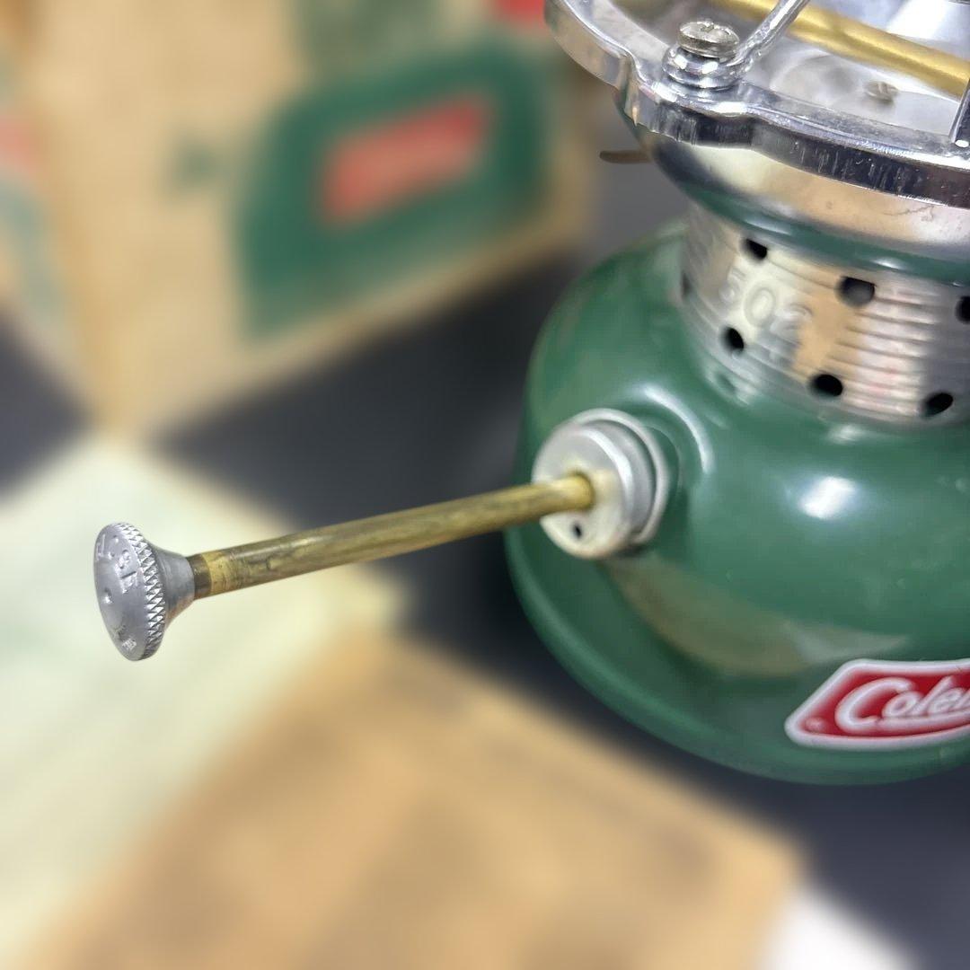 コールマン　502 ストーブ　1976年2月　未使用 デッドストック