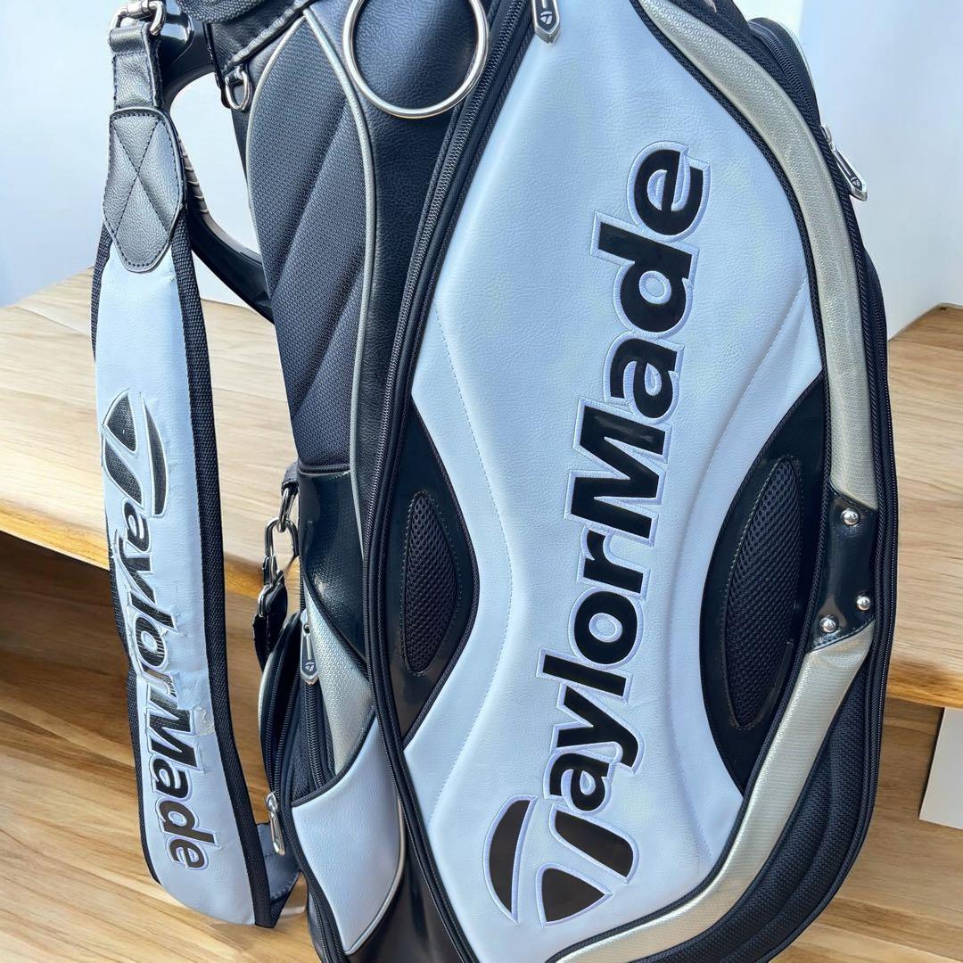 【王道本格派】TaylorMade キャディバッグ 5分割 自立型 動作良好