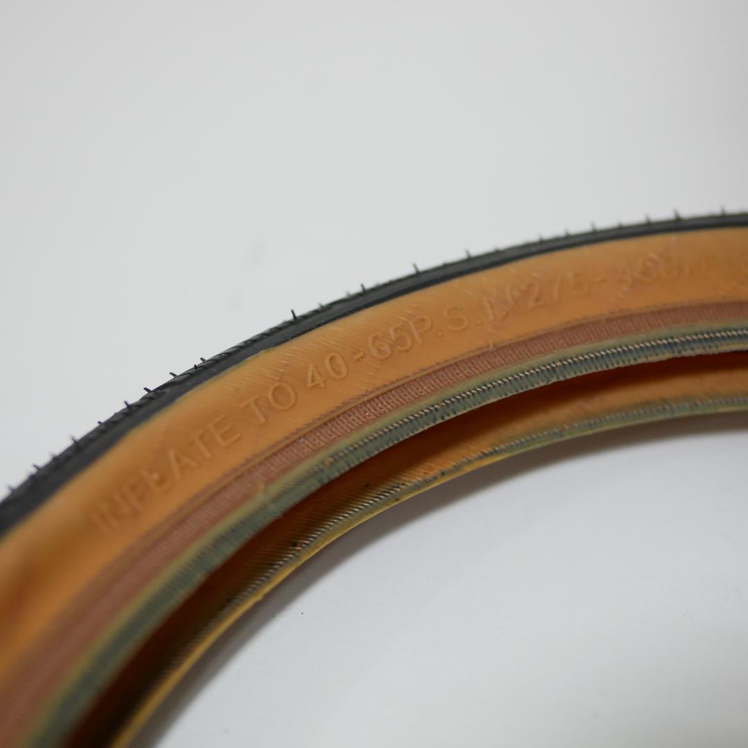 14インチ　タイヤ　チューブなし　14*1.5　1台　ダホンＫ3 ブラウンサイド