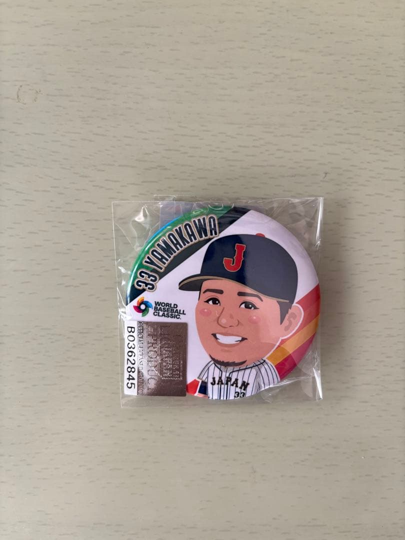 野球日本代表ガチャガチャ　缶バッチ