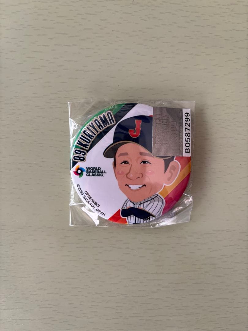 野球日本代表ガチャガチャ　缶バッチ