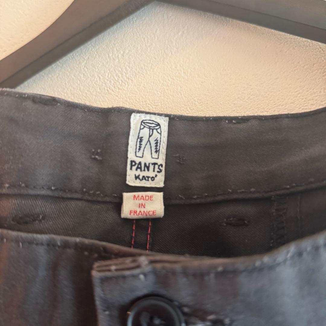 黄*ン様 LE TRAVAILLEUR GALLICE モールスキンパンツ フラ