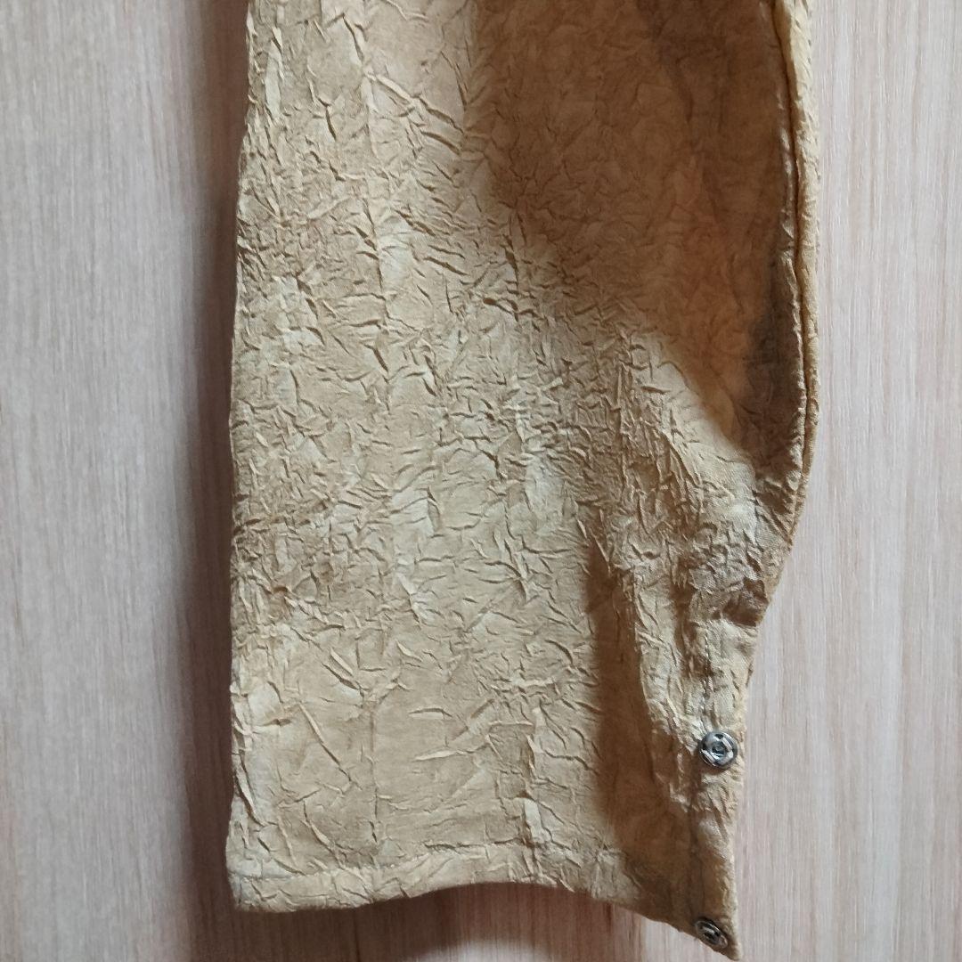 ★高品質★インド民族衣装 ジャムダニ織のクルタセット【53L-46】