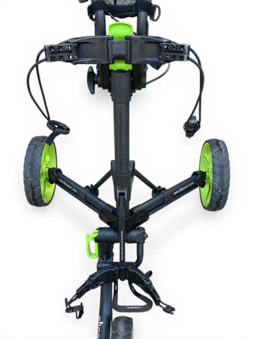 【clicgear】3.5+ ゴルフ用手押しカート　オプション付き