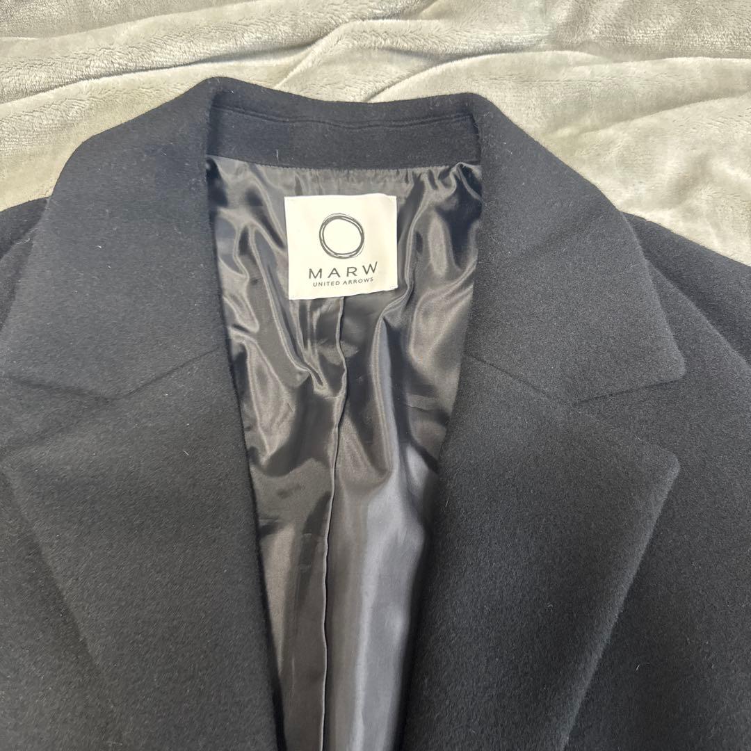 【美品】MARW UNITED ARROWS テーラード ミドルコート