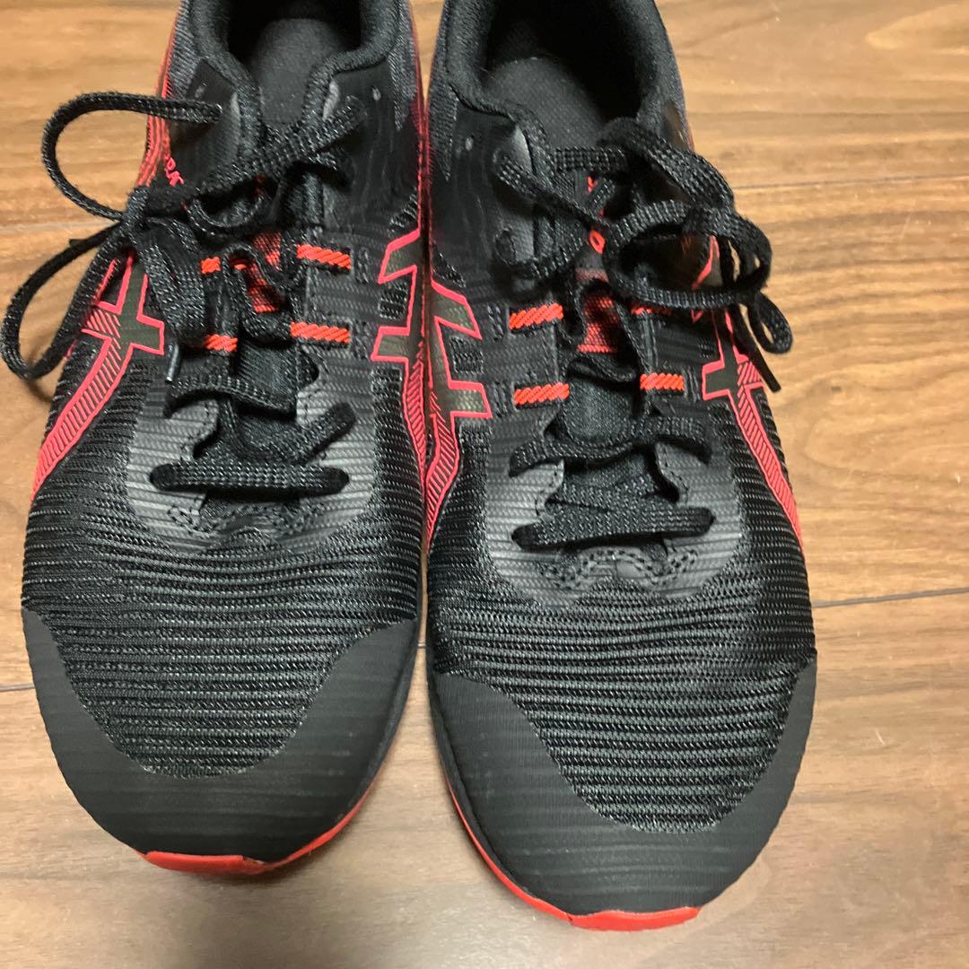 アシックス　ハイパーレーサー　赤×黒　27.0 美品