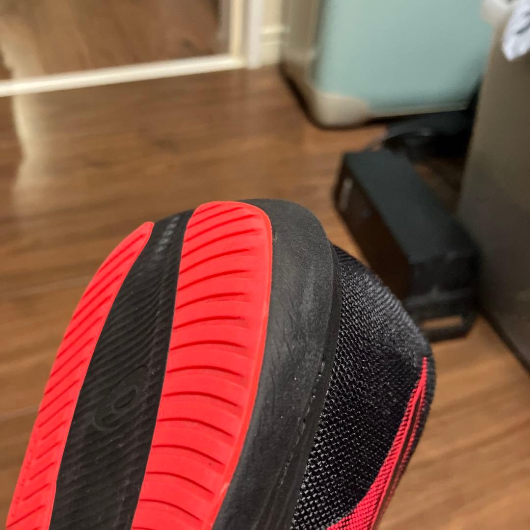 アシックス　ハイパーレーサー　赤×黒　27.0 美品